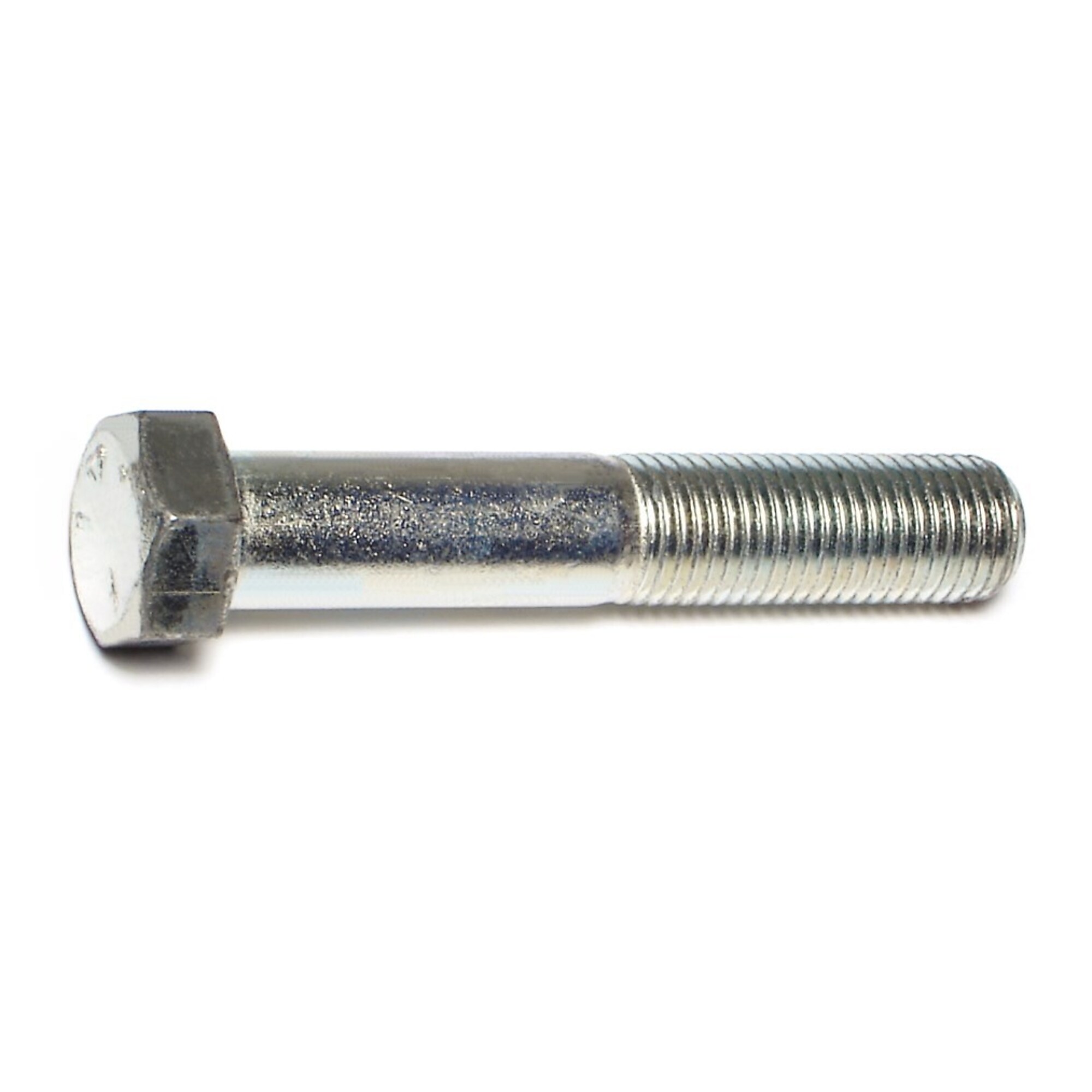 Midwest Fastener Hex Cap Screws - 7/16in.-20 x 2-1/2in., Zinc Plated, Grade 5 Steel, Fine Thread, 50 Pcs, Model# 00525